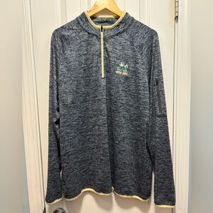 NOTRE DAME‎ Long Sleeve 1/4 Zip Men's  Pullover Size Large